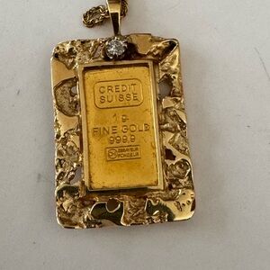 Credit Suisse 1gram 999.9 fine gold bar